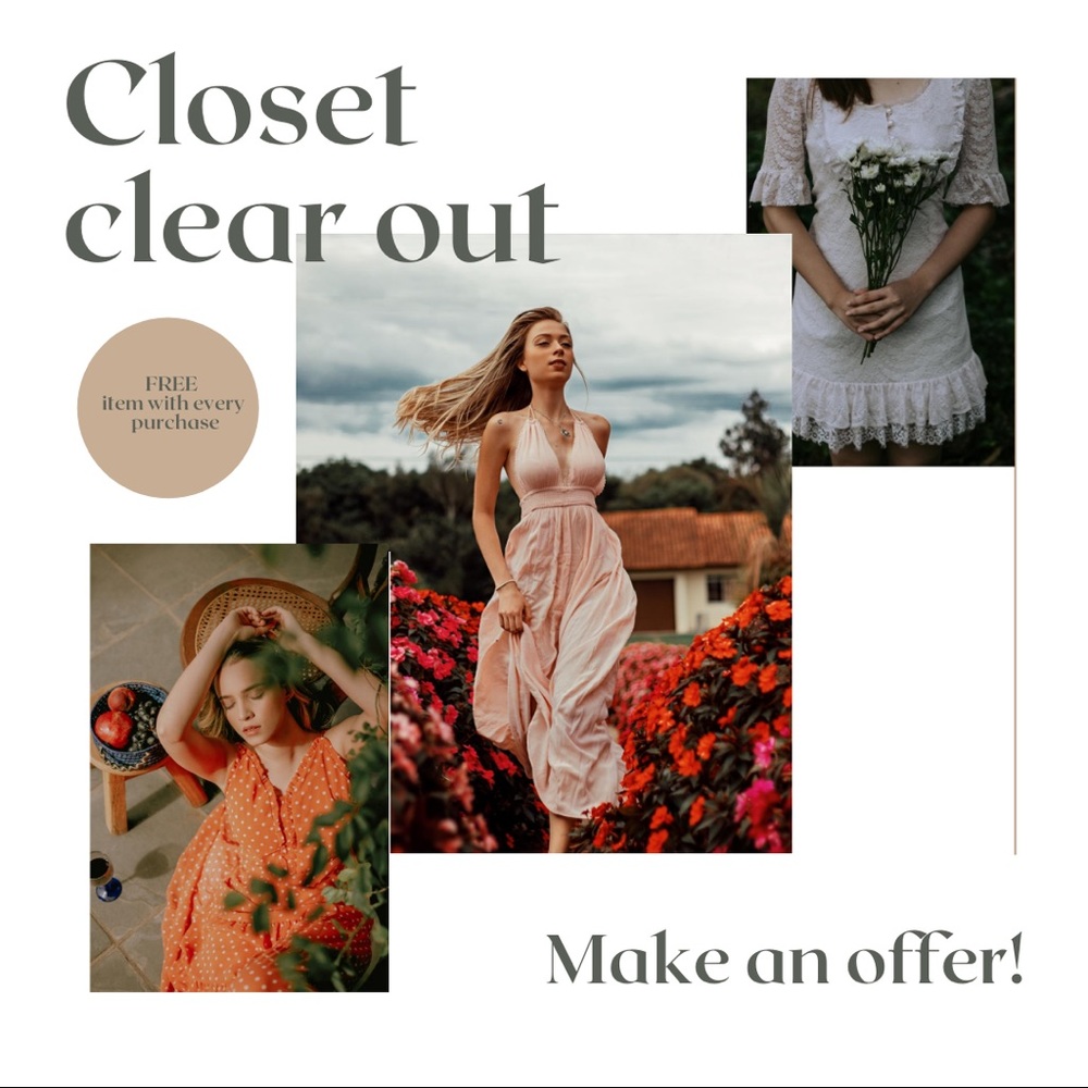 Closet clear out!